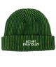 Sci-Fi Fantasy. Logo Beanie. Lime/Dark Green.