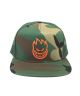 Spitfire. Big Head Trucker Hat. Camo/Orange.