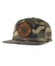 Spitfire. Orange Swirl Patch Strapback Hat. Camo.