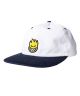 Spitfire. Bighead Fill Snapback. White/ Yellow/ Navy.