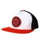 Spitfire. Classic 87 Snapback. White/ Red.