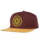 Spitfire. Classic 87 Swirl Snapback. Burgundy/Yellow/Black.