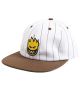 Spitfire. Lil Bighead Filll Strapback. White/ Brown Pinstripes.