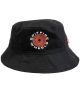 Spitfire. Classic 87 Swirl Bucket Hat. Black/ Red.