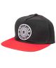 Spitfire. Classic 87 Swirl Snapback. Black/Red.