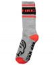 Spitfire. Classic 87 Sock.Heather Grey/Black/Red.
