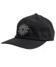 Spitfire. Classic 87 Swirl Strapback Hat. Black/Grey.