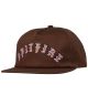 Spitfire. Old E Arch Snapback. Brown.