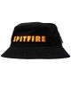 Spitfire. LTB Script Bucket Hat. Black.