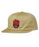 Spitfire. Lil Bighead Fill Snapback Hat. Tan/Red.