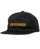 Spitfire. Flames Script Snapback. Black.