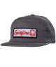 Spitfire. Courier Patch Snapback. Charcoal/White.