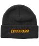 Spitfire. Flames Script Beanie. Charcoal.
