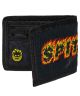 Spitfire. Flames Script Wallet. Black.