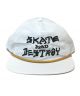 Thrasher. Skate and Destroy Puff Ink Hat. White.