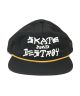 Thrasher. Skate and Destroy Puff Ink Hat. Black.