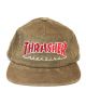 Thrasher. Mag Logo Corduroy Hat. Tan.