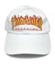 Thrasher. Flame Old Timer Hat. White.