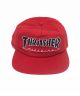 Thrasher. Outlined Snapback Hat. Red.