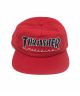 Thrasher. Outlined Snapback Hat. Red.