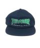 Thrasher. Outlined Snapback Hat. Navy.