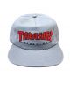 Thrasher. Outlined Snapback Hat. Grey/ Red.