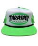 Thrasher. Elipse Mag Trucker Hat. Neon Green.