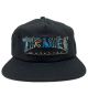 Thrasher. Hieroglyphic Snapback Hat. Black.