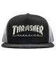 Thrasher. Mag Logo Trucker Hat. Black/ Grey.