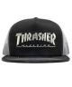 Thrasher. Mag Logo Trucker Hat. Black/ Grey.