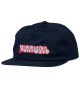 Venture. Throw Snapback. Navy/Red.