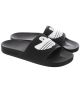 adidas. Shmoofoil Slides. Core Black/Cloud White/Cloud White.