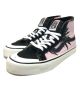 Vans. Sk8 Hi. Black/Pink Leaf.