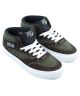 Vans Skate. Half Cab VCU Suede. Dark Brown/Olive/White.