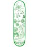 Baker. T-Funk Lunacy Pro Deck 8.38. White / Green.