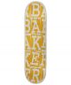 Baker. Hawk Ribbon Stack Pro B2 Deck 8.25. Yellow.