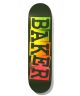 Baker. Kader Ribbon Rainbow Pro Deck. 8.125. Green.
