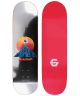 Jason Park x GUNSHIP LTD Deck. 8.25' x 32.0' - 14.25' WB. Silver Foil.