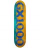 GX1000. Split Veneer Team Deck. 8.25 x 32.125 - WB 14.25. Teal/Yellow.