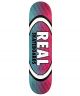 Real. 8.25 Parallel Fade Oval Deck. Pink/ Blue.