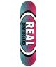 Real. 8.25 Parallel Fade Oval Deck. Pink/ Blue.