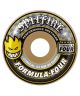 Spitfire. F4 99 Conical Shape Wheels. Natural/Yellow Print.