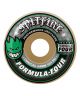 Spitfire. F4 101a Conical Shape Wheels. Natural / Green Print.
