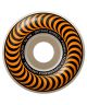 Spitfire. F4 99 Classic Shape 53mm Wheels. Natural/Orange Swirl.