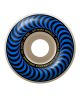 Spitfire. F4 101a 56mm. Classic Swirl Wheels. Blue Swirl/Natural.