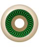 Spitfire. F4 99a 52mm. OG Classic Shape Wheels. Natural/Green Swirl.