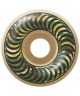 Spitfire. F4 99 Camo Classic 52mm Wheels. Natural/Green Camo Swirl.