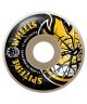 Spitfire. 99 Duro Shattered Bighead 52mm Wheel. White/Yellow.