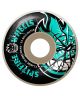 Spitfire. 99 Duro Shattered Bighead 54mm Wheel. White/Aqua.