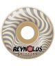 Spitfire. F4 93 Reynolds Soft Slider Wheels 52mm. Natural/Silver Swirl.